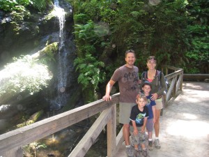 Obligatory family shot at the waterfall